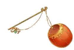 Lantern - red - traditional - Transparent Layer PNG