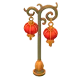 Lantern Lamp Post - China - No Watermark PNG