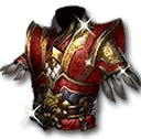 Red Armor - metal - Transparent Background PNG