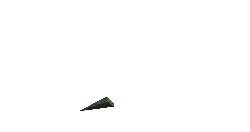 Gray Arrow on Black Background - geometric shape - Transparent Layer PNG