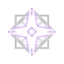 Four Cornered Star Pattern - purple - Lossless PNG