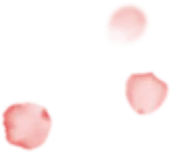 Three Blurry Red Dots - light spots - Transparent Background PNG