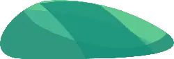 Green Gemstone - smooth - gemstone - No Background PNG