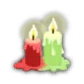 Candle - green - No Background PNG