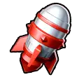 Rocket - flying vehicle - red - Free Download PNG