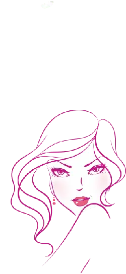 Pink Long Hair Girl - pink - Free Download PNG