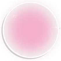 Pink Bubble - shining - Transparent Background PNG