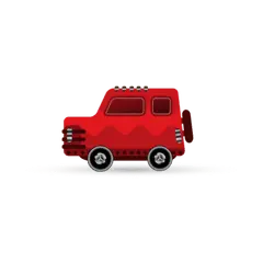 Red Toy Truck - red - PNG Images