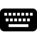 White Lines on Black Background - Transparent Layer PNG - minimalist
