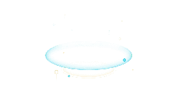 Blue Halo Platform - minimalist design - High Resolution PNG