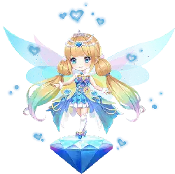 Rainbow Wing Fairy - magic - Transparent Layer PNG