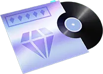 Diamond Record - music - Free PNG