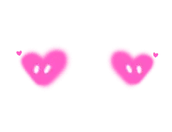 Glowing Heart Eyes - emoji - Free Download PNG