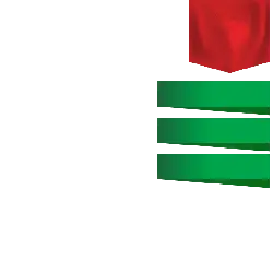 Red and Green Striped Flag - red - High Resolution PNG