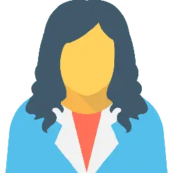 Blue-Haired Woman - person - PNG
