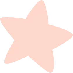 Star - simple - pink - PNG