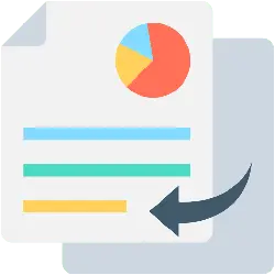 Document Icon - chart - Transparent Background PNG