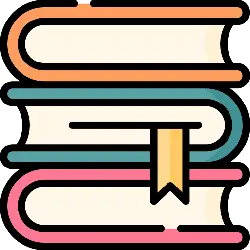 Colorful Books - learning - High Resolution PNG