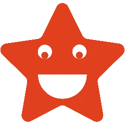 Smiling Star - emoji - PNG
