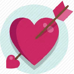 Heart Arrow - romance - PNG Images