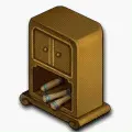 Wooden Cabinet - retro - High Resolution PNG