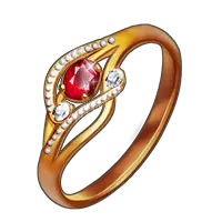 Ruby Ring - No Background PNG