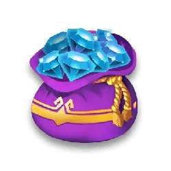 Purple Gemstone Bag - treasure - High Resolution PNG