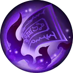 Purple Flame Scroll - magic - No Watermark PNG
