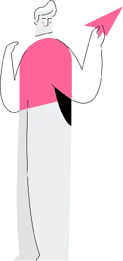Pink Top Girl - person - Transparent Background PNG