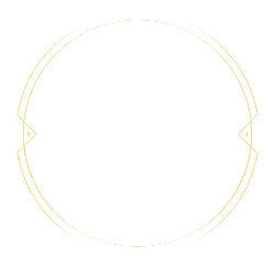 Gold Circle Pattern - line - No Background PNG