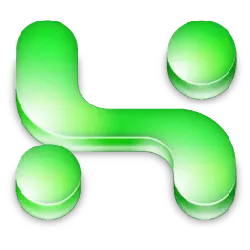 Abstract Green Shape - design - Transparent Background PNG