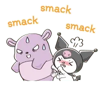 Hippo and Panda Yawning - interaction - Transparent Layer PNG