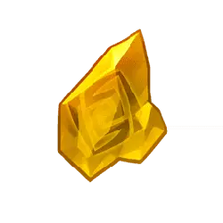 Gold Crystal - gemstone - Transparent Background PNG