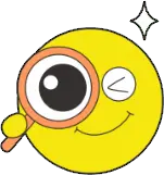 Magnifying Glass Smiley Face - magnifying glass - High Resolution PNG