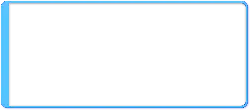 Blue Rectangle Frame - graphic - PNG