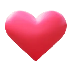 Heart Emoji - No Background PNG