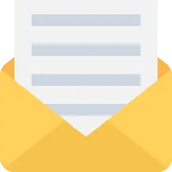 Envelope with Document - mail - PNG