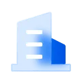 Building Icon - blue - No Background PNG
