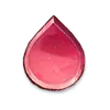 Pink Water Drop Object - smooth - High Resolution PNG