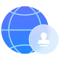Earth and User Icon - internet - High Resolution PNG