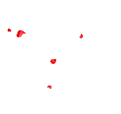 Red Petals - romantic - petal - PNG