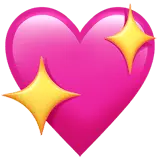 Sparkling Heart Emoji - High Download Count PNG