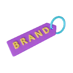 Brand Tag - plastic - Transparent Background PNG