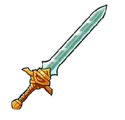 Gold Sword - Transparent Layer PNG