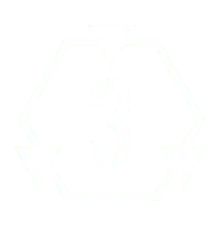 Number Three - arrows - PNG