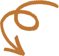 Orange Arrow - graphic - No Background PNG