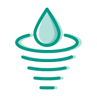 Water Drop Icon - green - High Resolution PNG