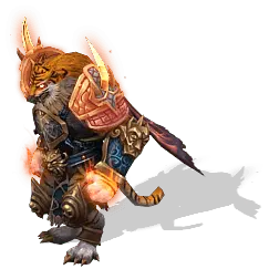 Fire Spirit Tiger General - hero - Free Download PNG