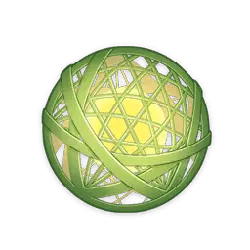 Green Geometric Sculpture - green - PNG