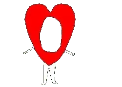 Heart Person - heart shape - No Watermark PNG